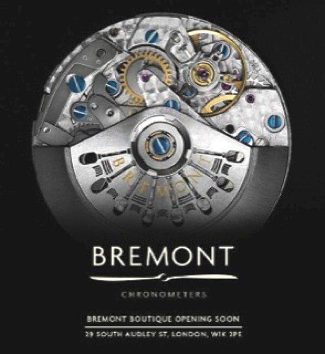 Bremont Watch Company opens Mayfair boutique