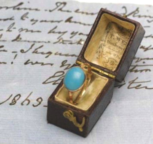 Jane Austen ring seen for the first time