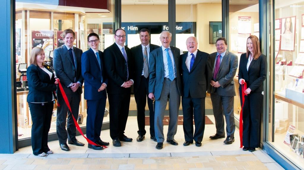 F Hinds family members cut ribbon on relocated Bracknell store