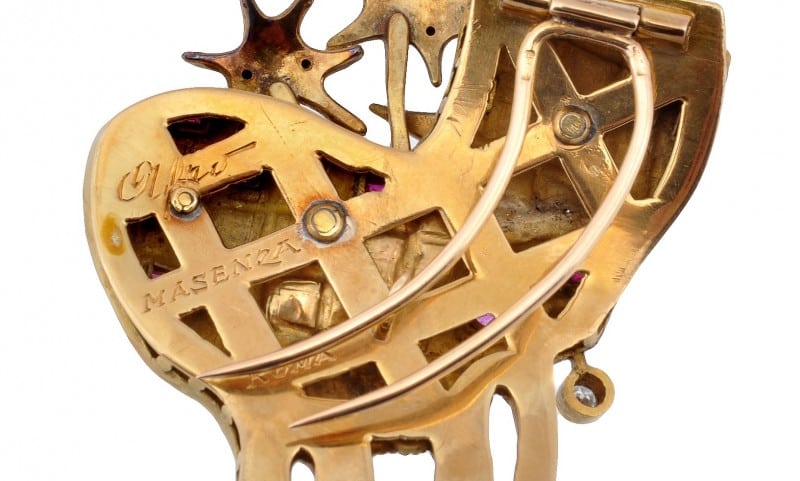 Mario Masenza collaboration jewellery to be sold at auction