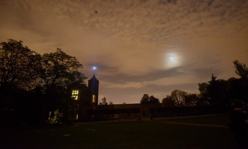 Jeweller lights £1m diamond above London’s Holland Park