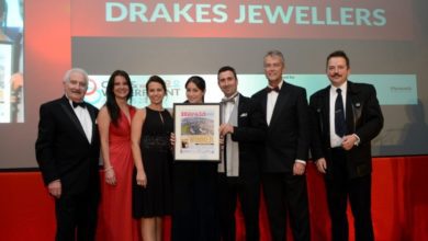 Drakes Jewellers win Plymouth’s Business of the Year Award
