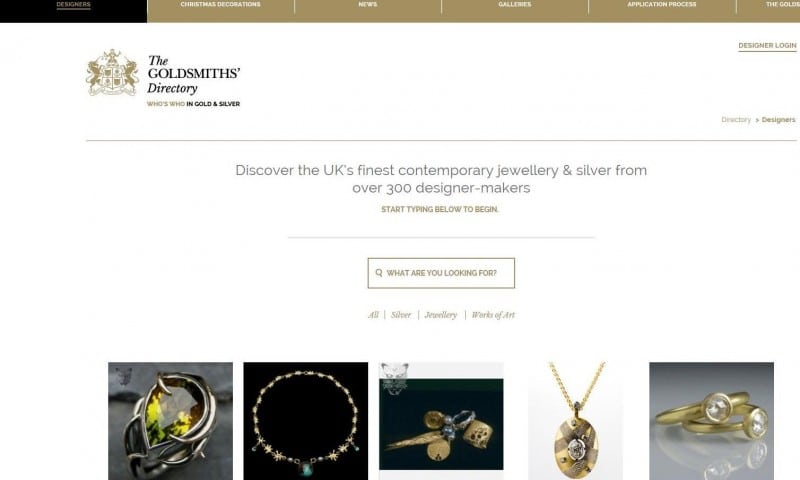 Goldsmiths Company launches new online directory service
