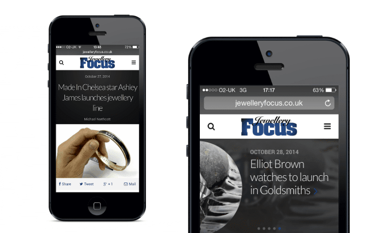 Jewellery Focus introduces revamped mobile site