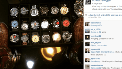 Schwarzenegger reveals watch range at Basel