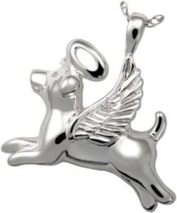 Angel Dog Cremation Pendant