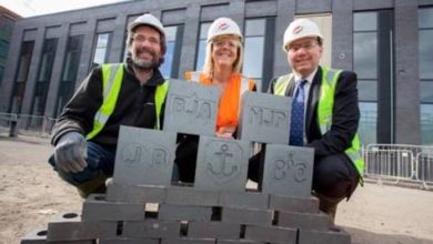 Marked feature bricks laid in new BAO premises
