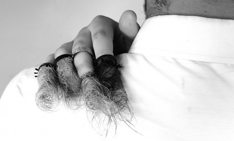 ‘Human hair’ used for jewellery by design student