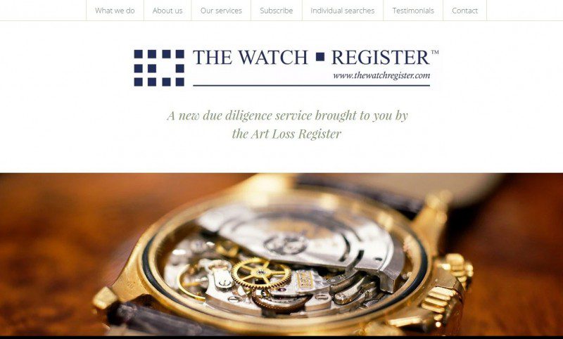 Largest database of stolen watches launched