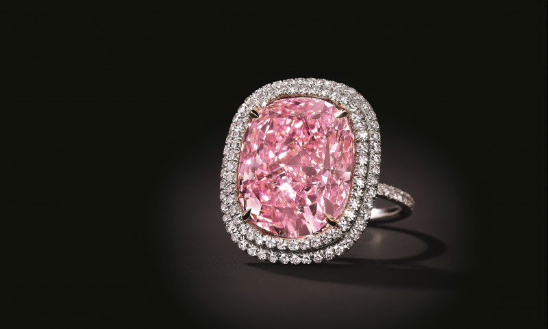 Rare pink diamond sells for record £19m