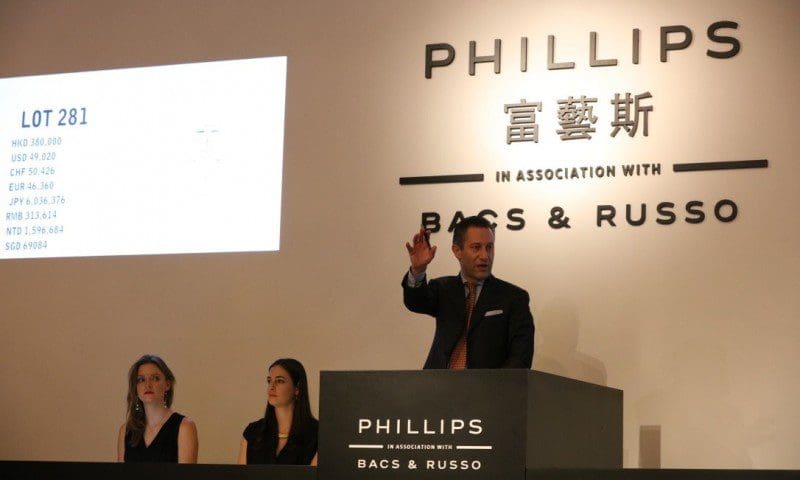 Phillips holds inaugural watch auction in Hong Kong