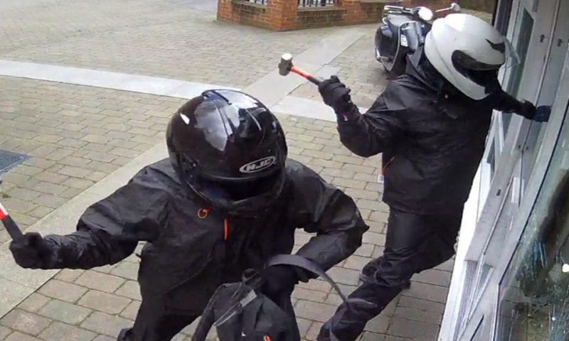 Jewellery store manager recalls moment she chased off knife-wielding raiders