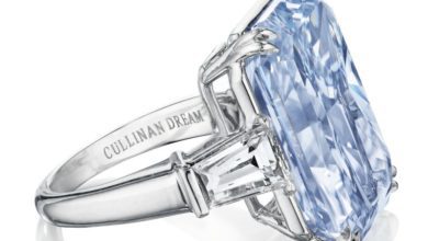 Blue diamond sells for record-breaking £17.5m