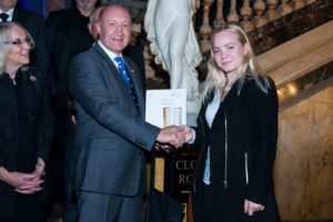 adriana-klimentjevaite-commended-with-richard-fox