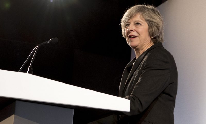 Pound falls on Theresa May’s Brexit comments