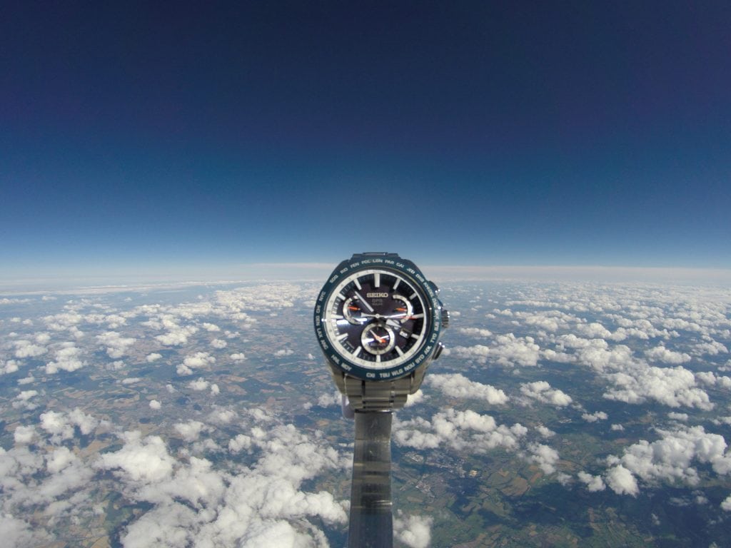 Family find luxury watch which fell from space