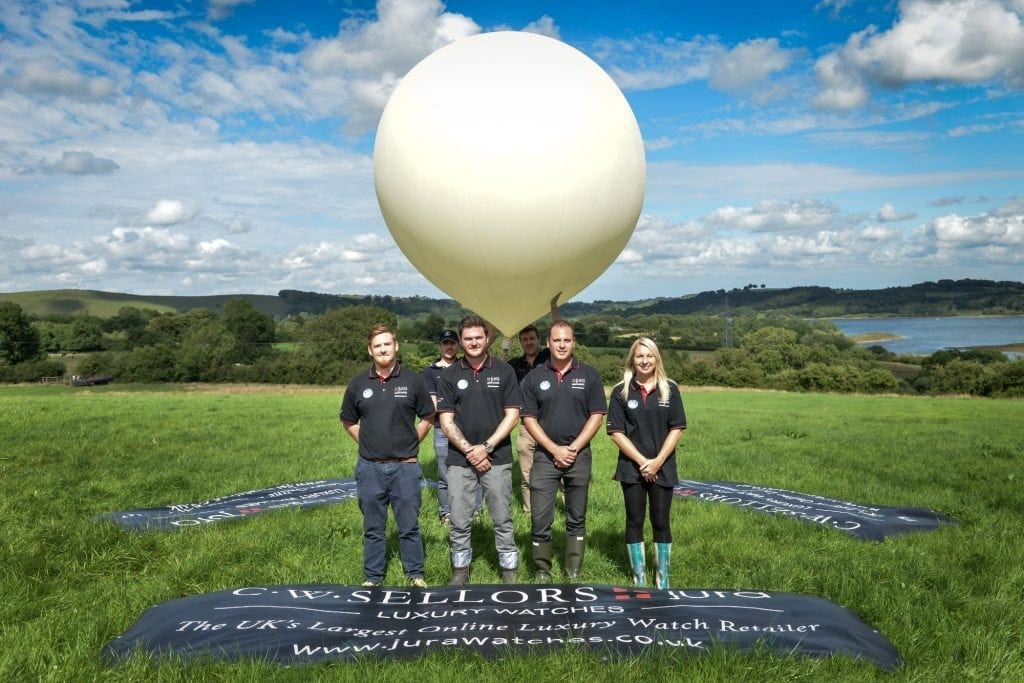 Family find luxury watch which fell from space