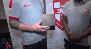 Watchfinder gifts Rugby League player of the tournament with £4,500 Breitling Colt