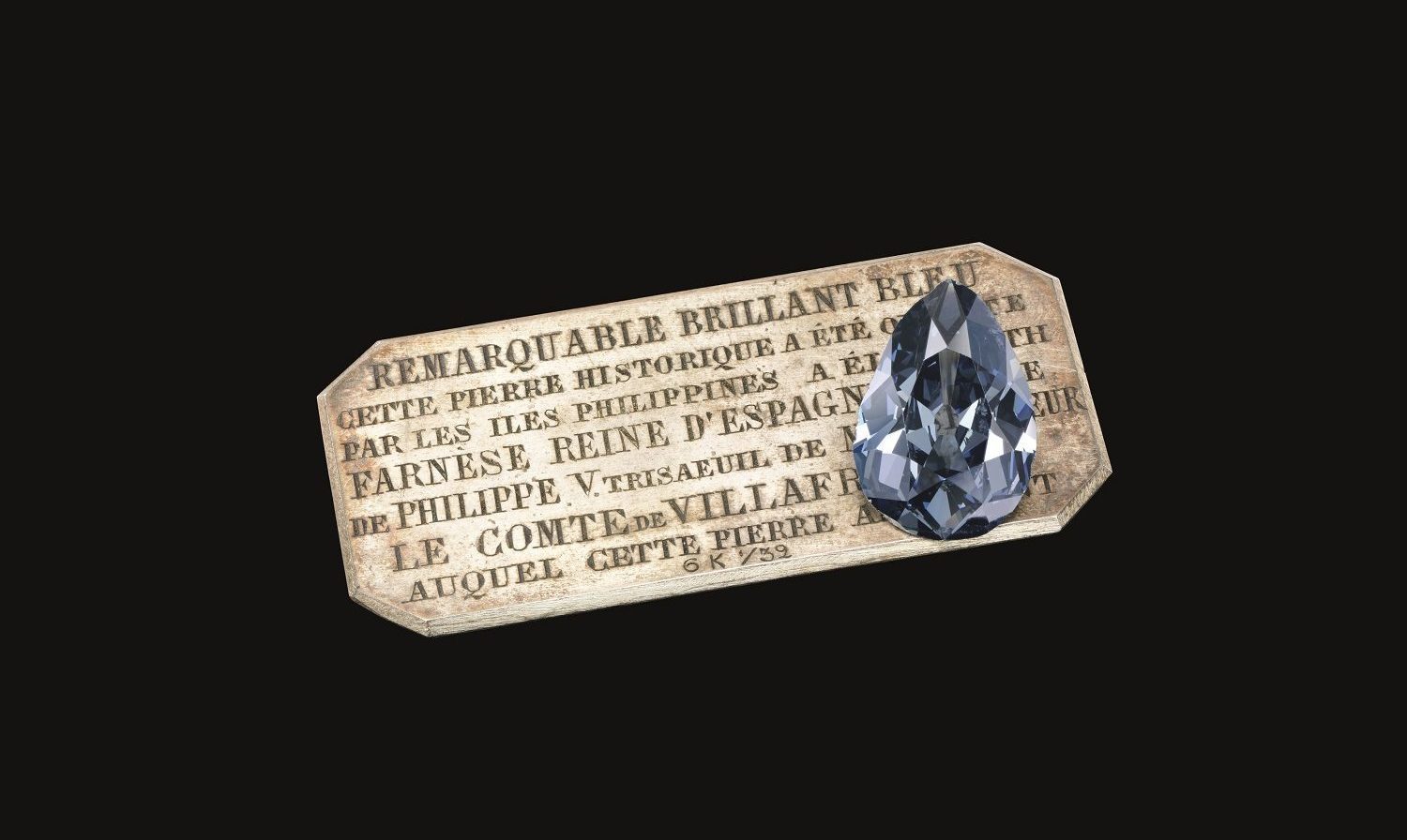 Historic diamond ‘The Farnese Blue’ to auction for first time
