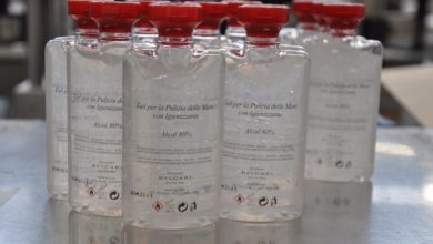 Bulgari donates hand sanitiser to the NHS