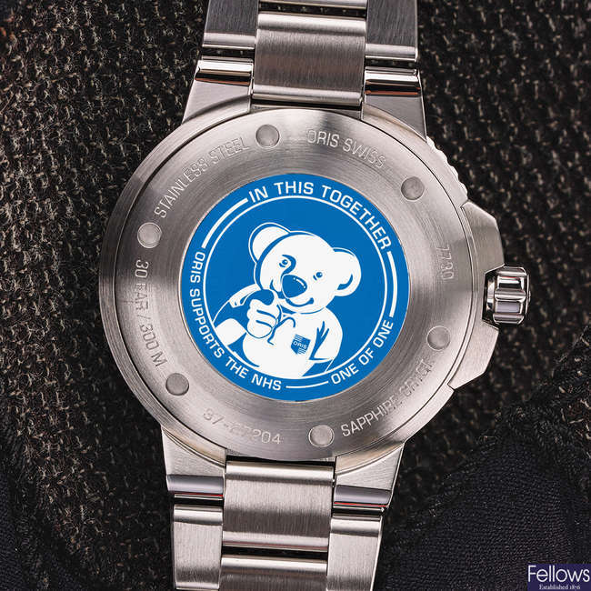 Fellows auctions Oris timepiece for charity