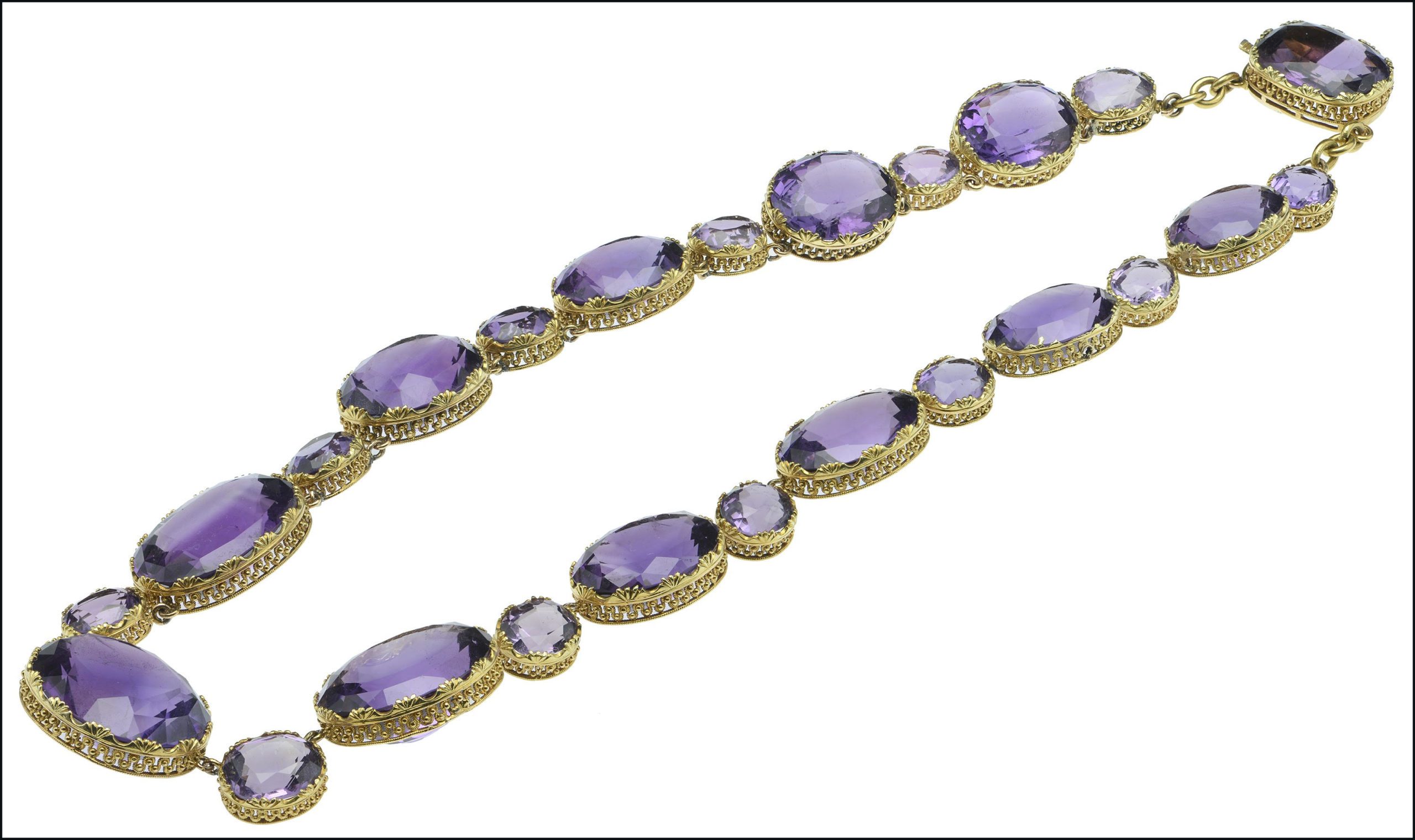Unique amethyst pieces to be auctioned by Dix Noonan Webb