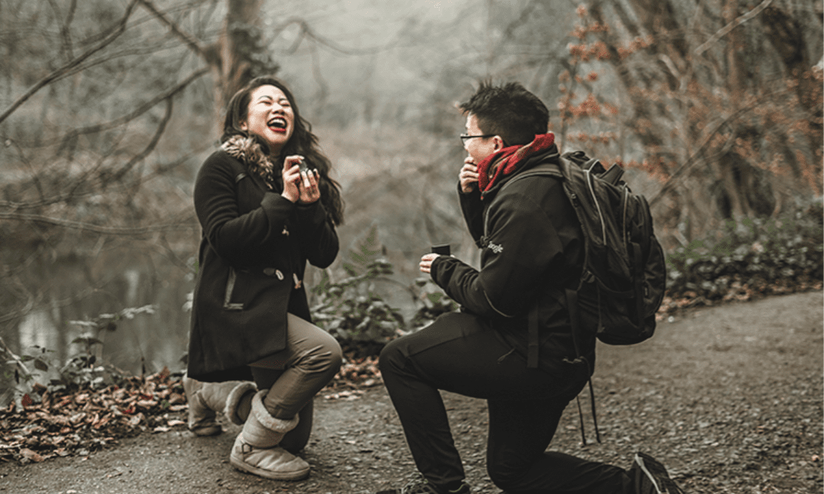 Demand for male engagement rings up 69%, report finds