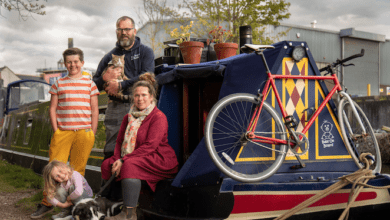 Making jewellery on a narrowboat