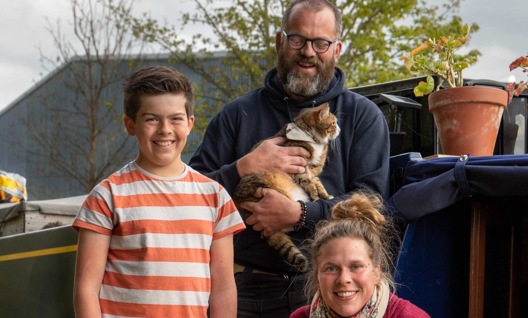 Making jewellery on a narrowboat