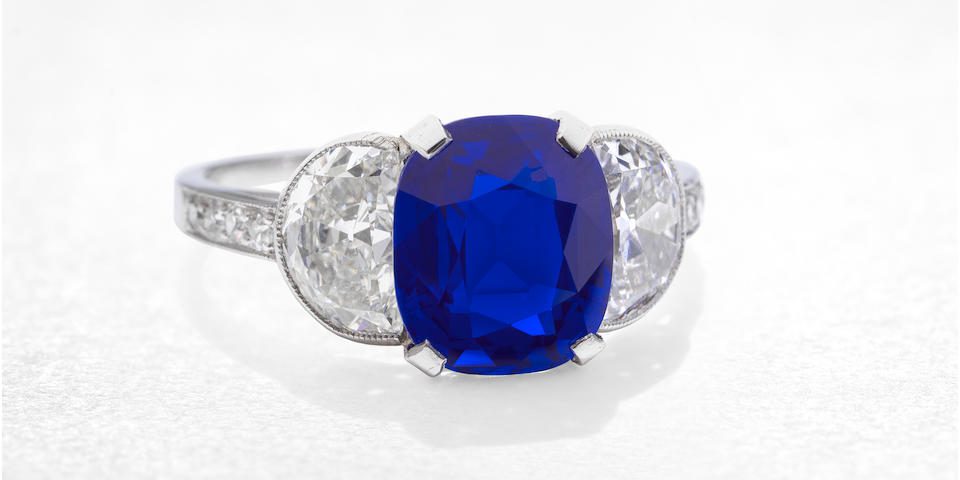 Bonhams to sell £150k sapphire and diamond ring