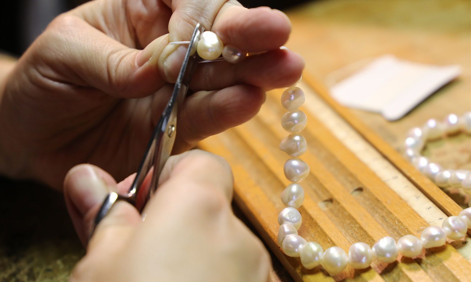 BAJ launches pearl threading and hanging course