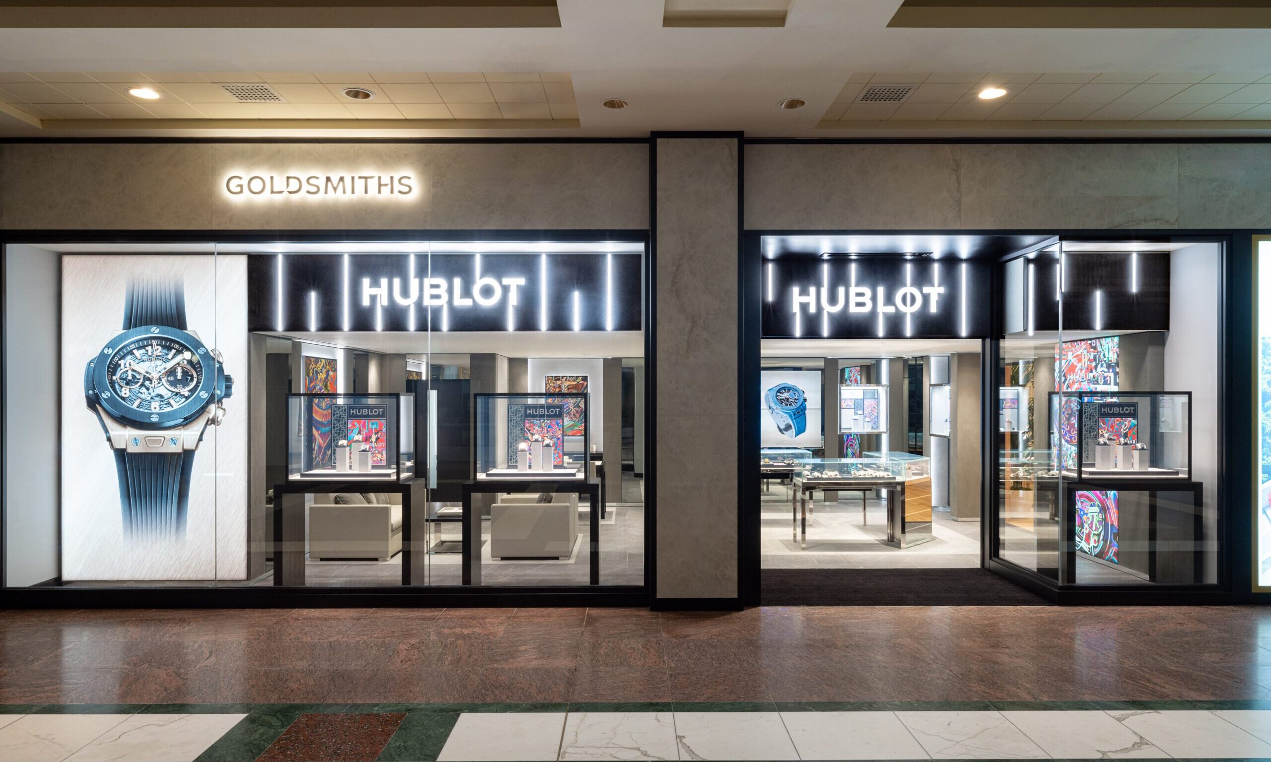 Goldsmiths unveils new Hublot shop