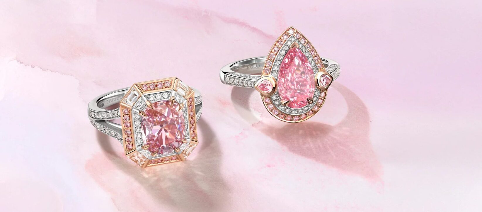 Boodles launches two new pink diamond rings