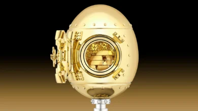 Fabergé unveils limited edition 007 Goldfinger egg objet