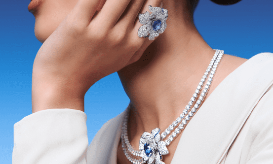 Mouawad unveils diamond and sapphire Windflower collection