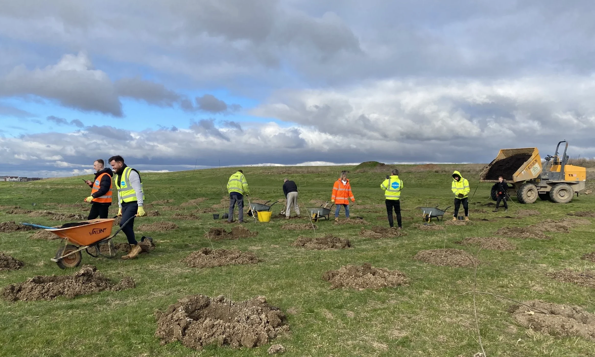 AG and Sons supports UK reforestation with planting of 200 trees